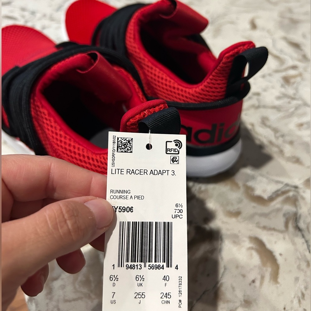 Red adidas size 7 men - Picture 3 of 5